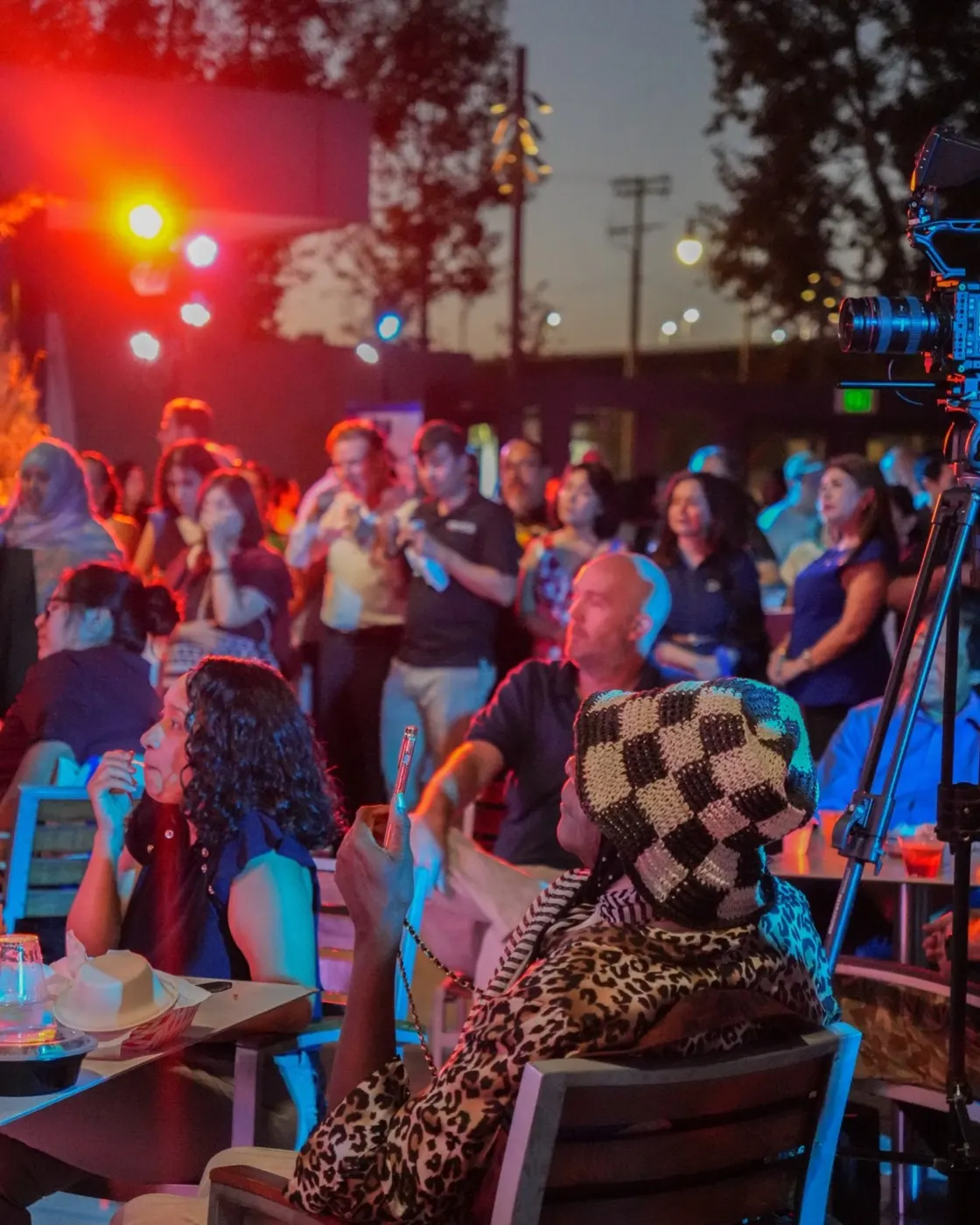Guests seated for the evening’s performances