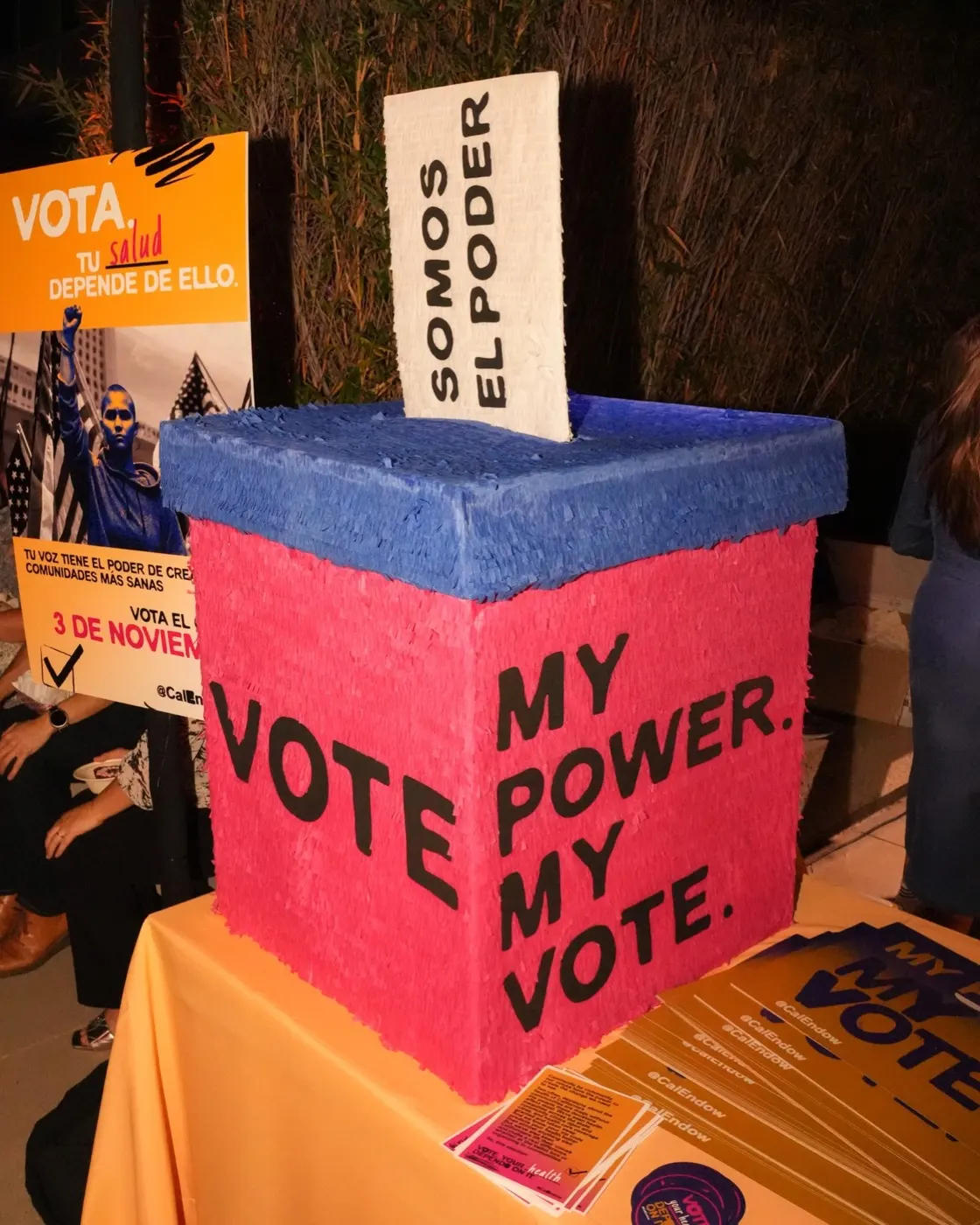 My Power. My Vote. — the ballot box piñata